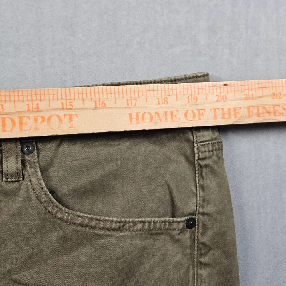 Adriano Goldschmied The Graduate Jeans Mens 38x32 Olive Tailored Leg Designer